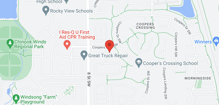 map of 112 COOPERS GV SW